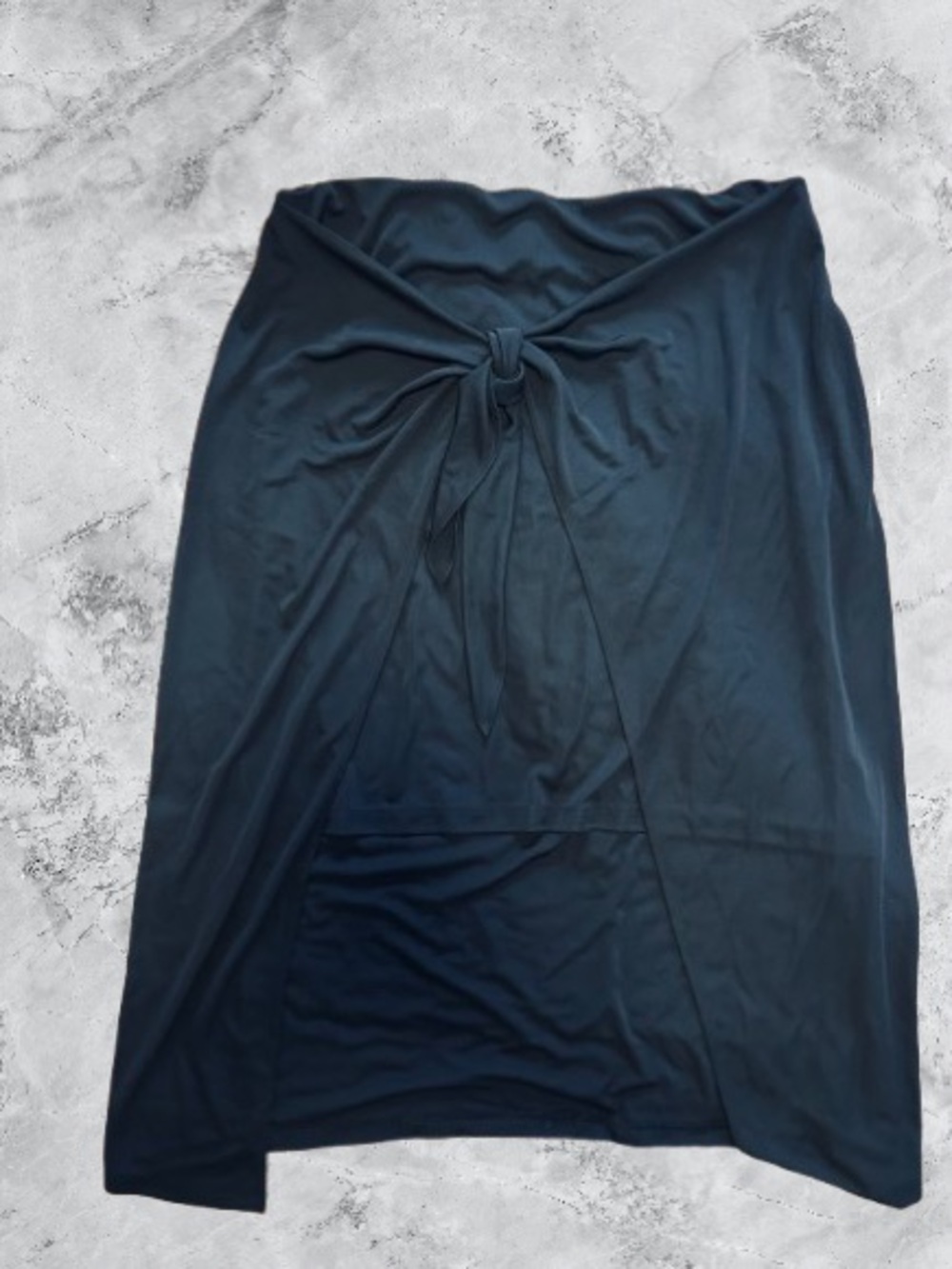 Lauren Ralph Lauren Black Wrap Midi Skirt